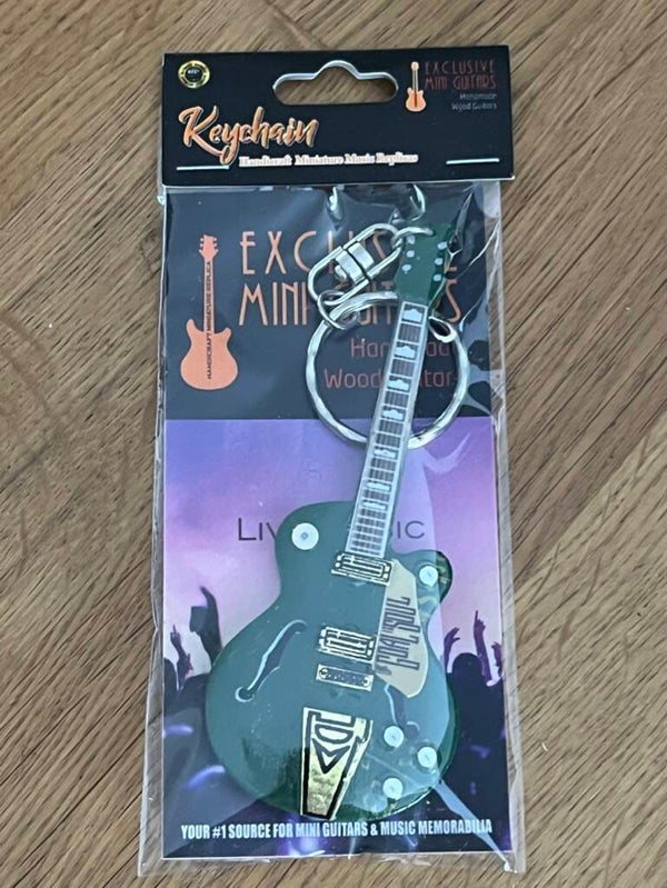 sleutelhanger U2 Bono miniatuur gitaar