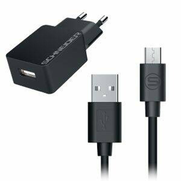 1525 - AC Charger 2A + Micro USB kabel – 1m