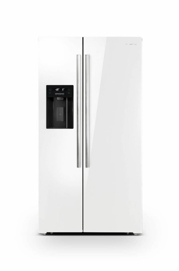 SCUS550NFGLW - Amerikaanse koelkast 556L / No frost / 90 cmB  / White Glass