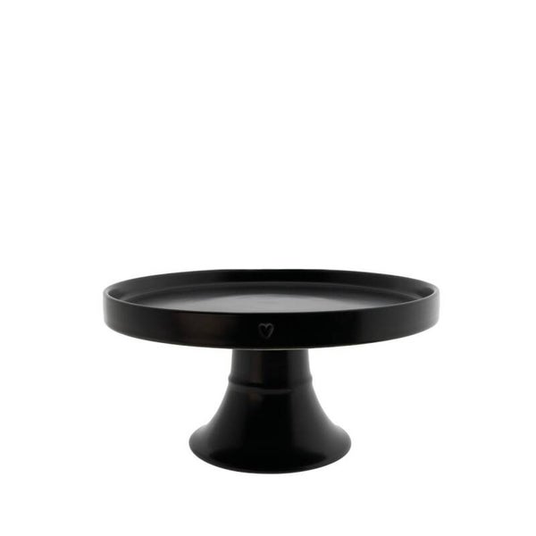 Cake stand matt black 23x12xcm LI/CAKE ST 004 MB
