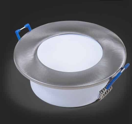 LED-EINBAULEUCHTE "EL-500" 5W, 400LM, IP44, Ø85X30MM, 2700K