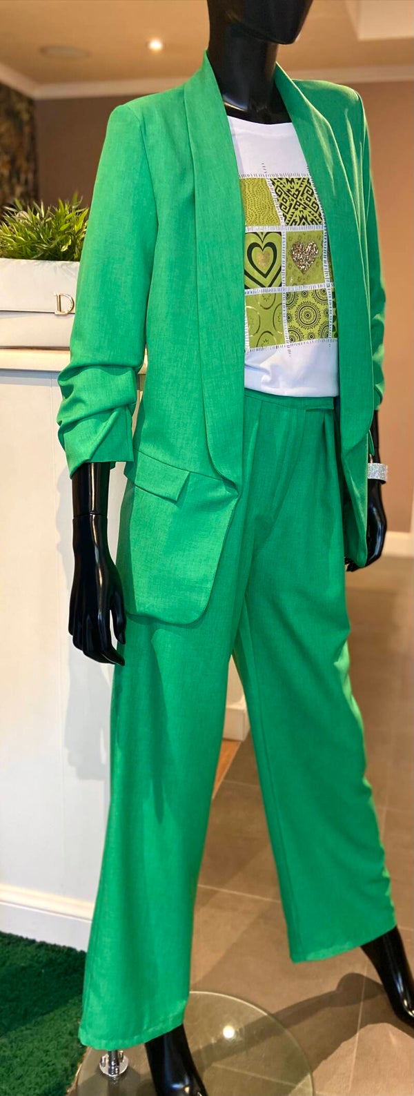 Broek en Blazer Green