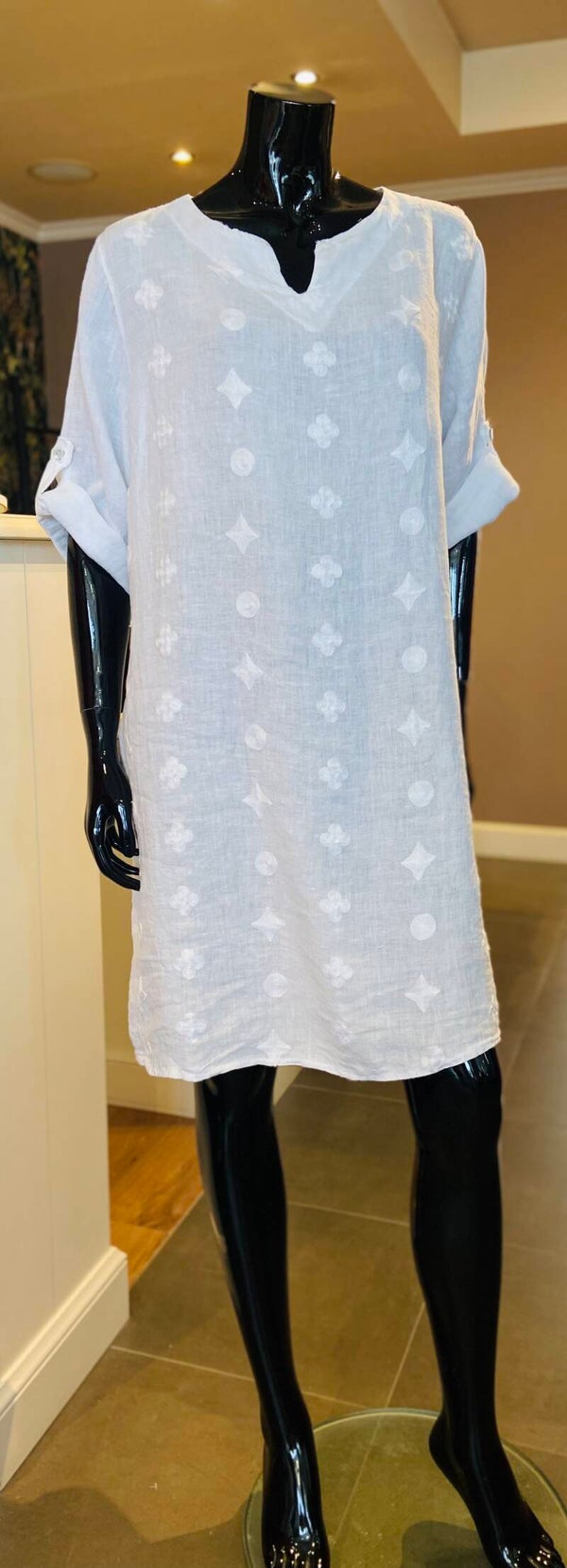 Kleed LV Linno White