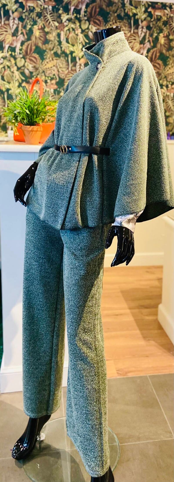 Mantel + Broek Green