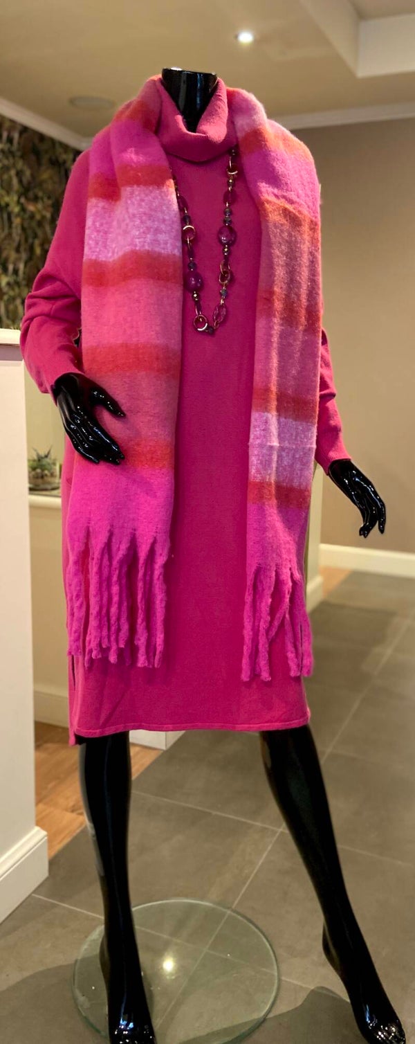 Sjaal Pink