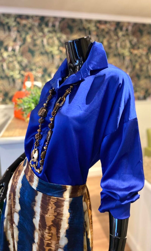 Bloes Terre koningsblauw