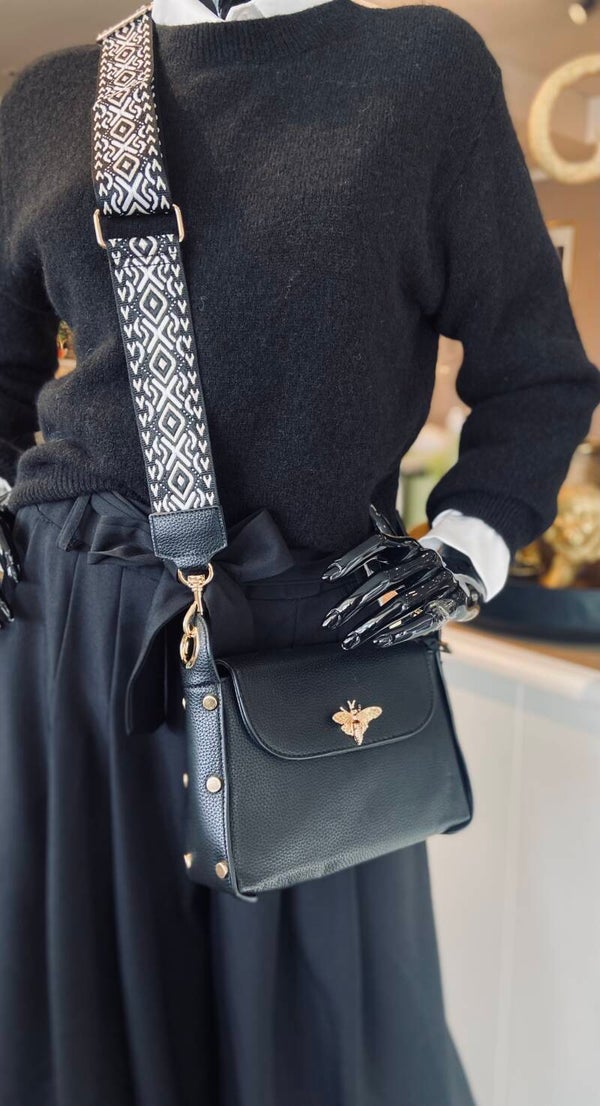 Hand/ Schoudertas Bie Black