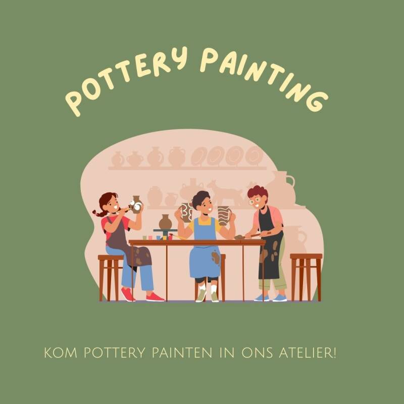 Pottery painting vrijdag 3 april  - 19u tot 21.30u