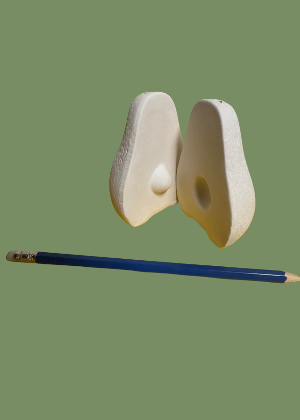 peper- en zoutvat avocado