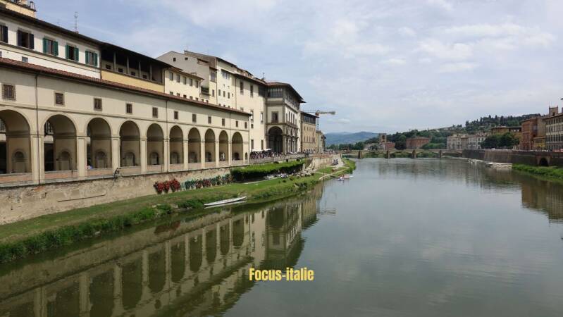 rive de l'arno, florence, italie