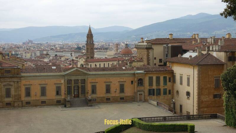 vue surpanoramique Florence à partir des jardins du boboli, florence