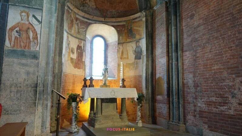 Abside droite, sacra di san michele, Piémont