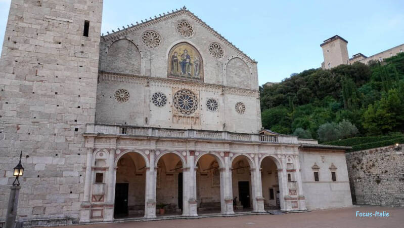 Duomo de Spoleto en Ombrie