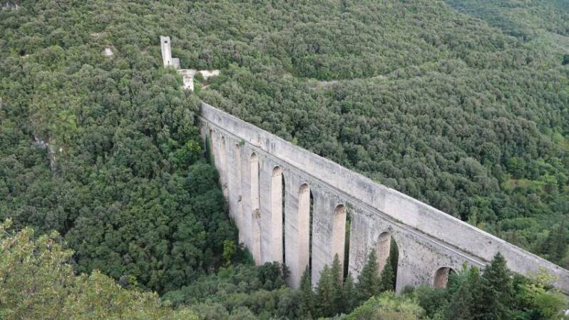Ponte delle torri, Spoleto, Ombrie