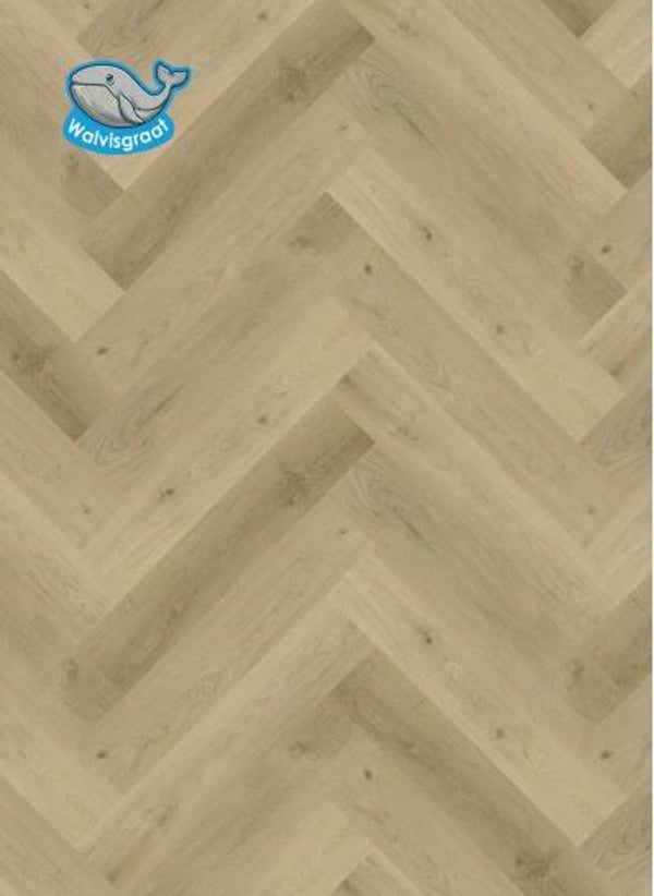 Vario Walvisgraat 3905 (Dryback) Prestige Oak Smoked Light / Prijs per m²