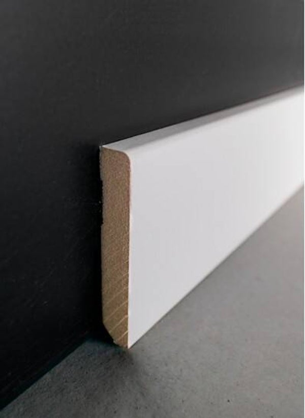 Topline Gelakt RAL9010 100mm hoog