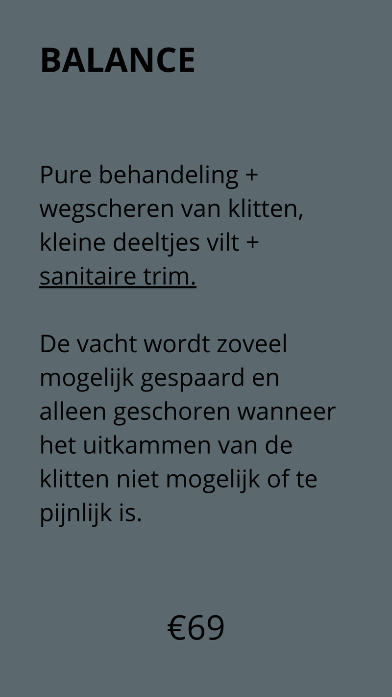 prijs balance behandeling