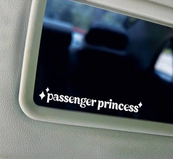 Auto binnenspiegel passagier sticker