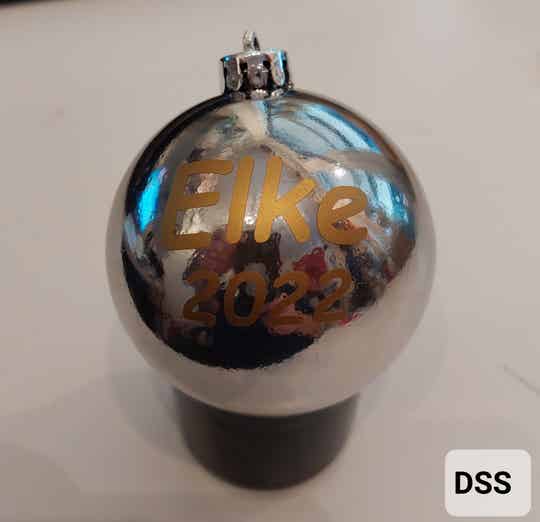 Kerstbal 8 cm