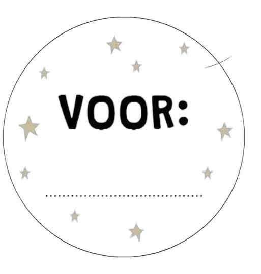 Sluitsticker VOOR