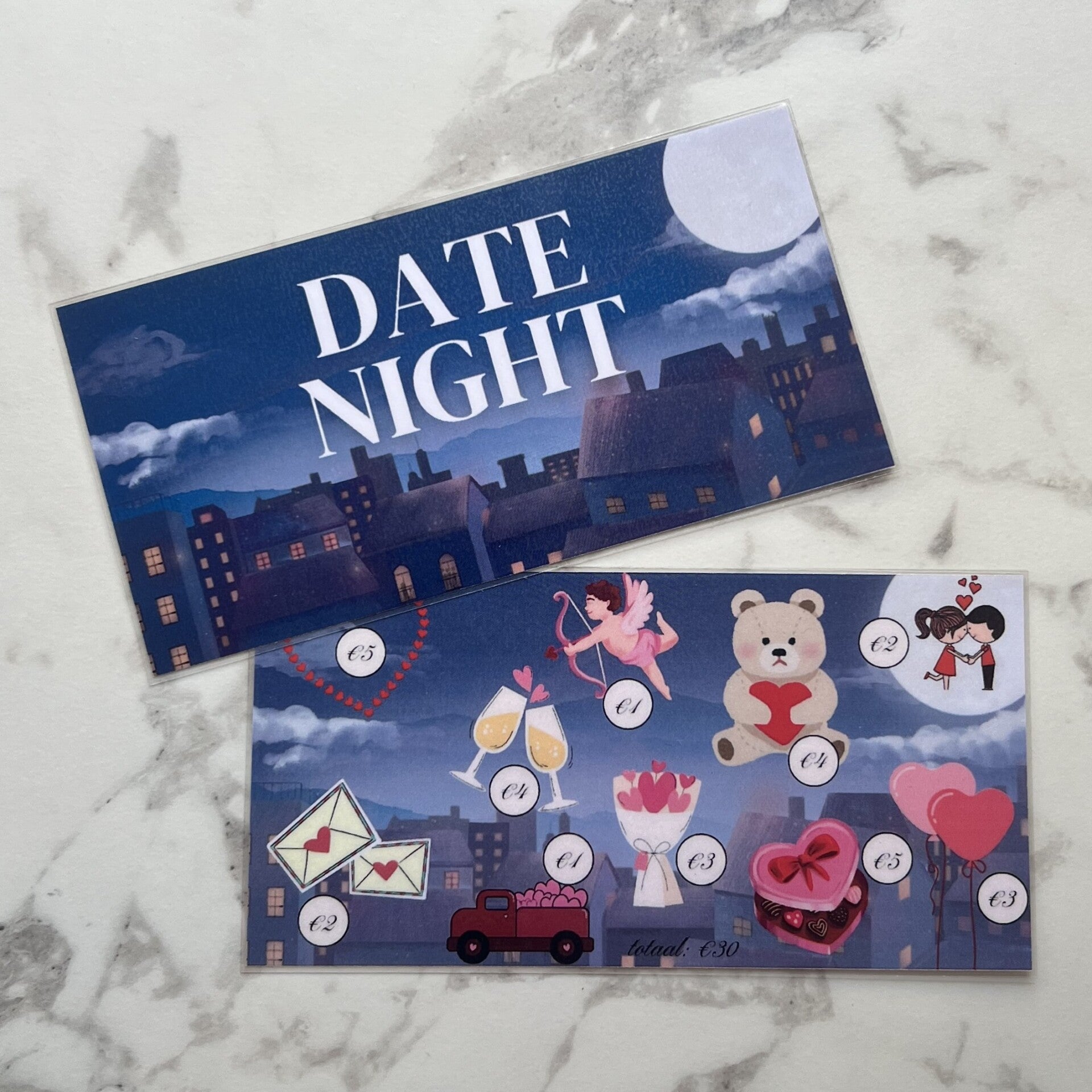 Date night €30 met dashboard