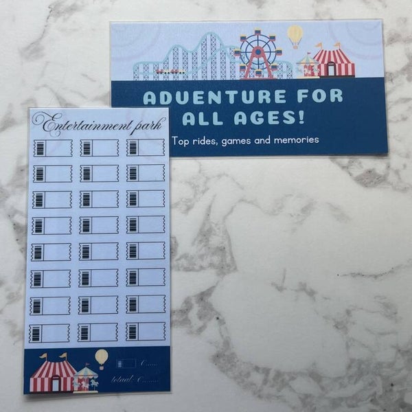 Entertainment park met dashboard