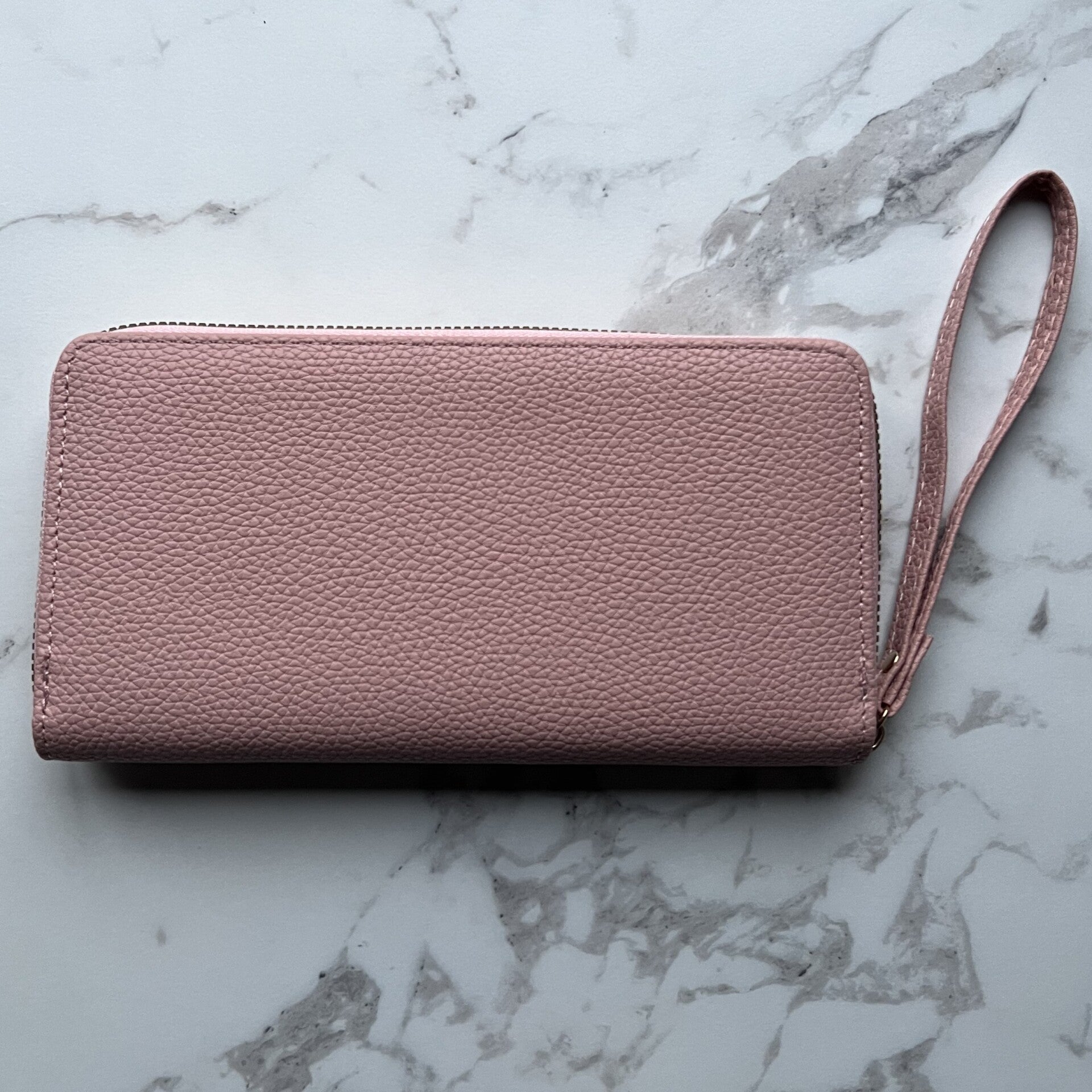 Pols portemonnee - licht roze