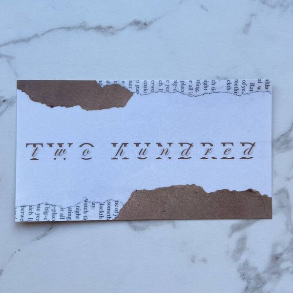 Place holder paper €200