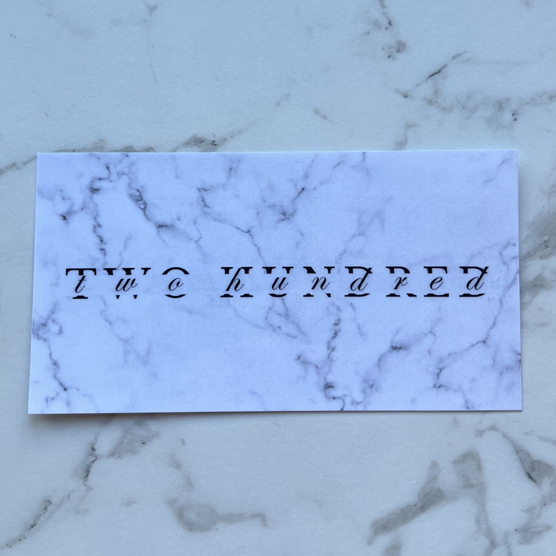 Place holder marmer €200