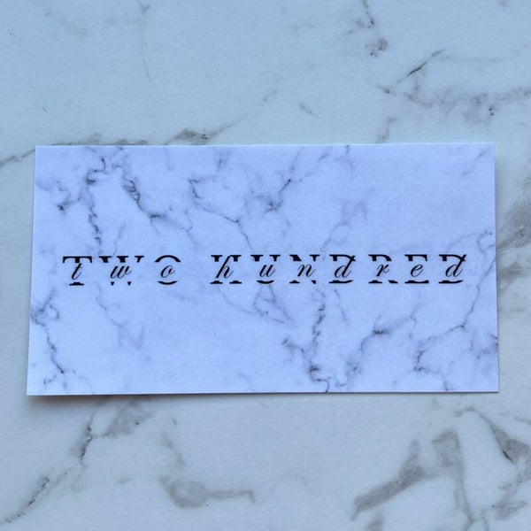 Place holder marmer €200