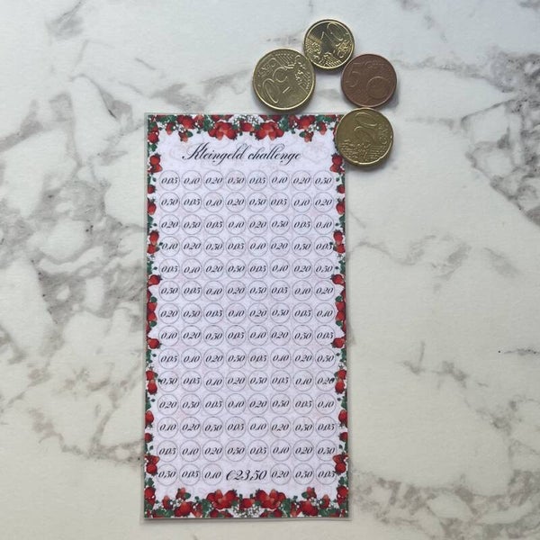 Kleingeld challenge - aardbei