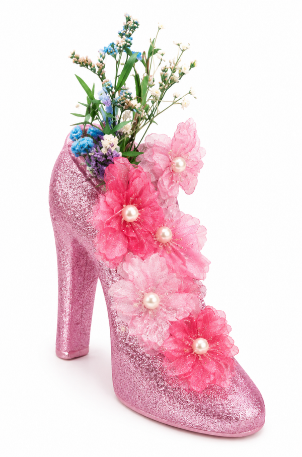 👠✨ Vase Escarpin Cendrillon – Magie & Élégance Féérique
