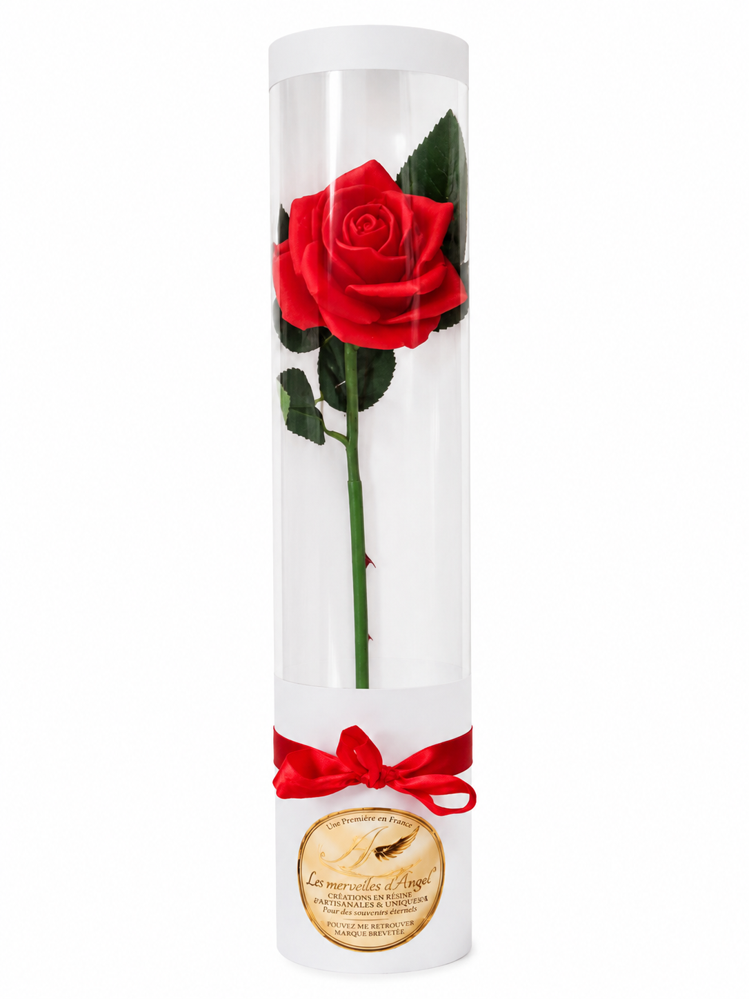 🌹Grande Rose  en Résine – Élégance Éternelle