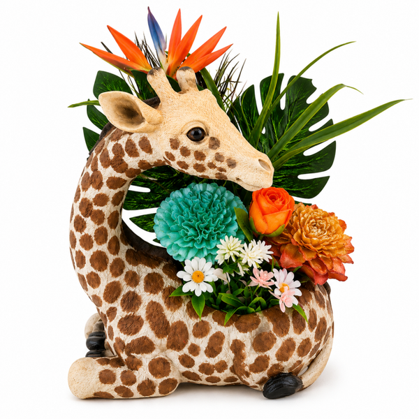 Magnifique Vase girafe