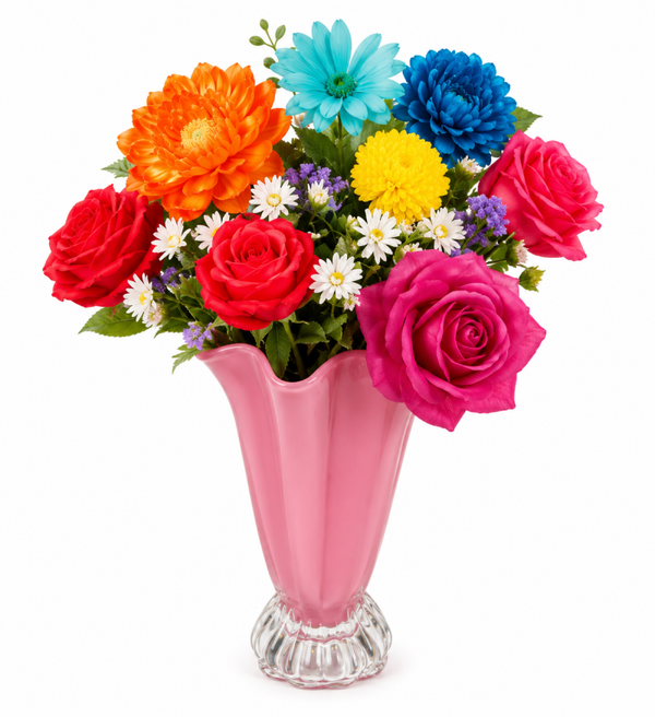 Bouquet Floral Coloré – Création Personnalisable