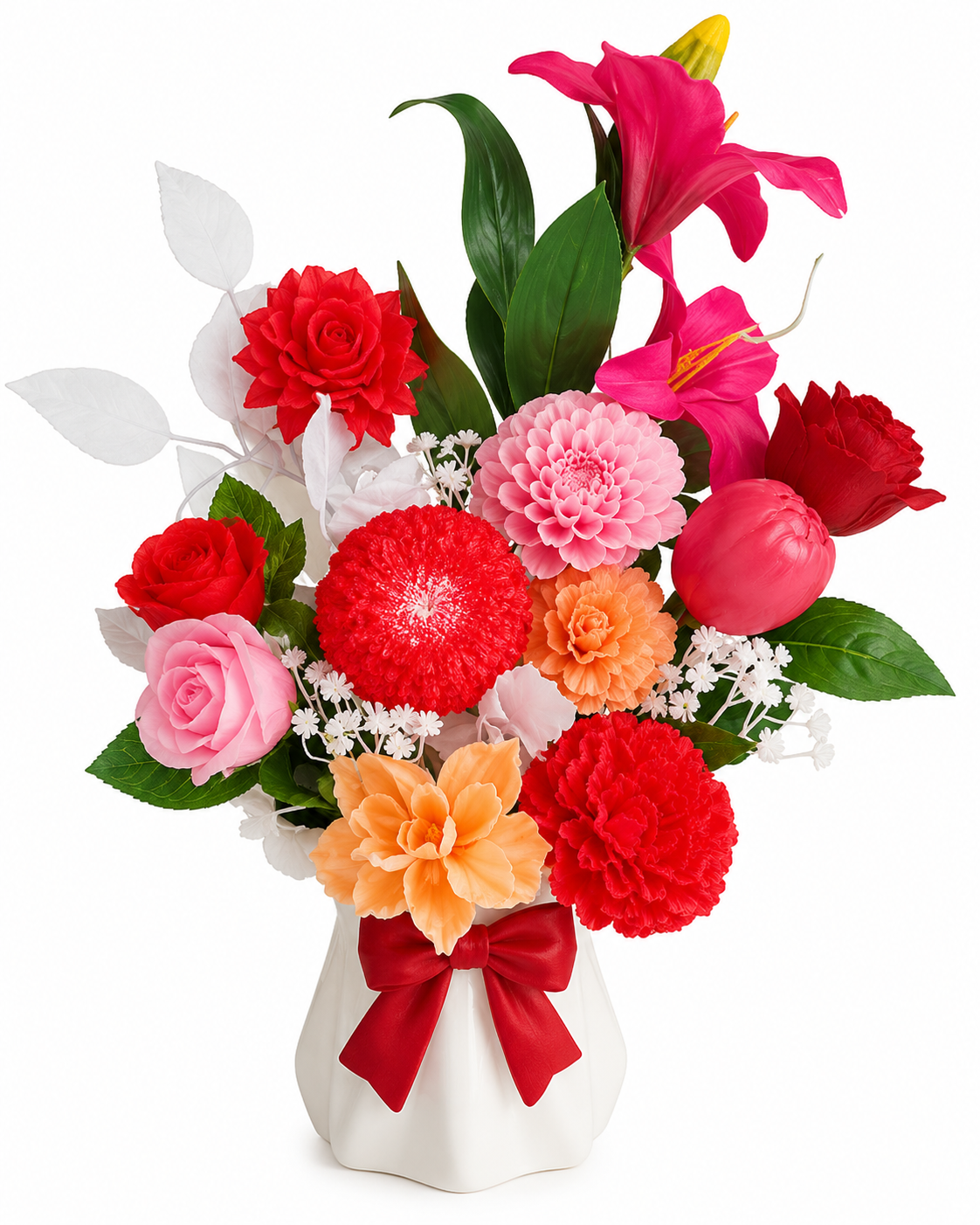 🌸 Bouquet de fleurs et son magnifique vase