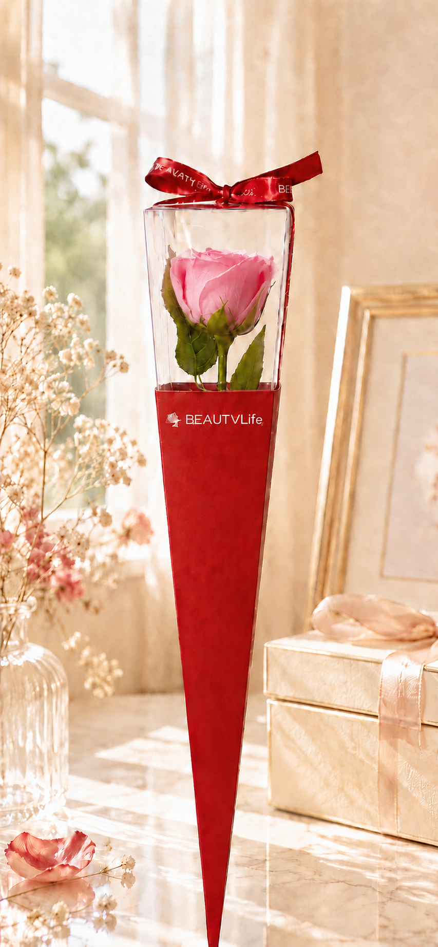 🌹Rose immortelle en résine