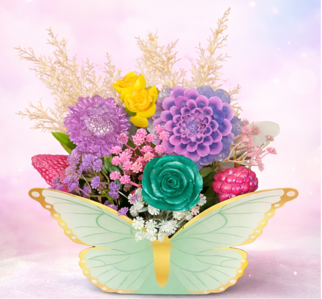 🦋 Bouquet Papillon en Résine