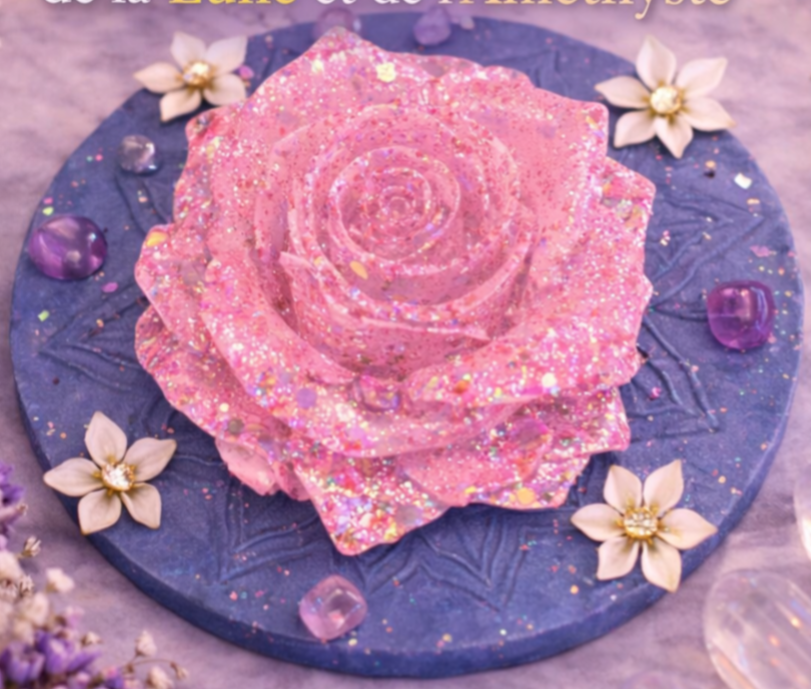 🌸 Fleur Ésotérique – Améthyste