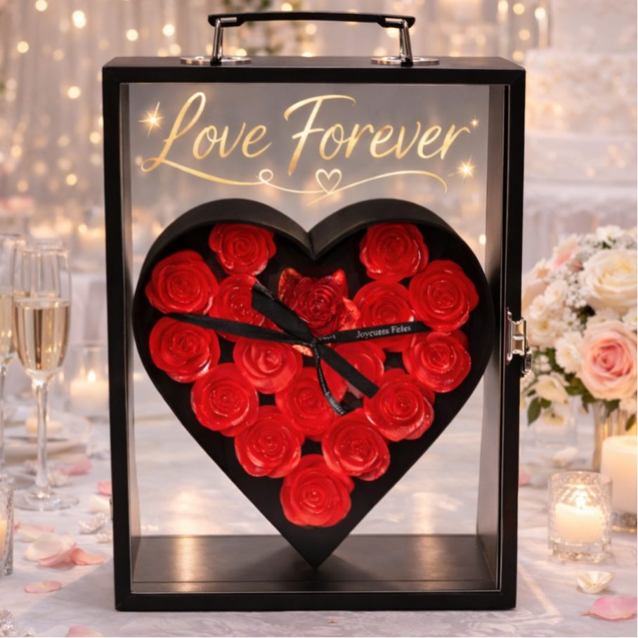 🌹✨ Valise Été Rose – Élégance & Amour à Emporter ✨🌹