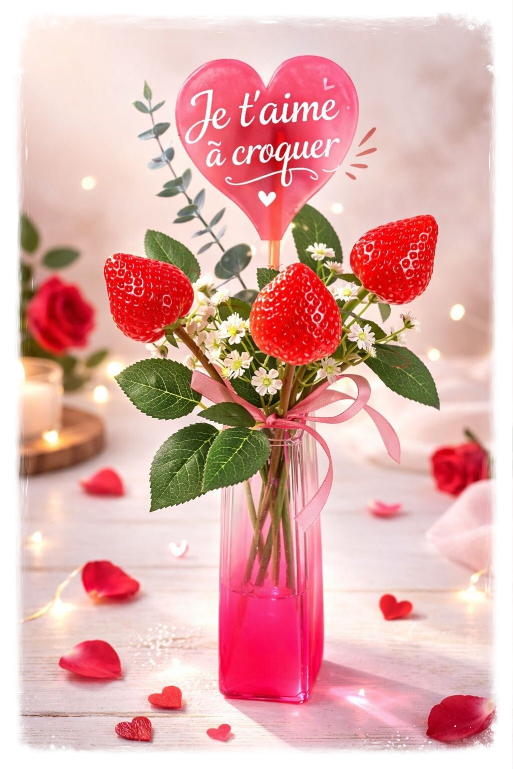 🍓 Bouquet “Je t’aime à croquer”