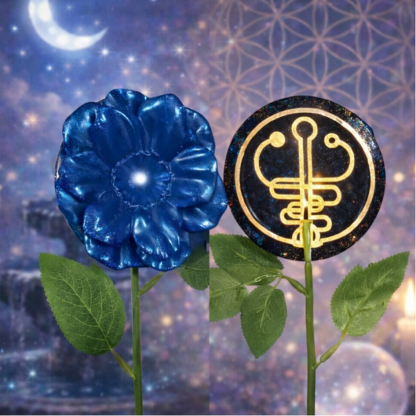 🌙 Rose ésotérique magnétisée – création énergétique