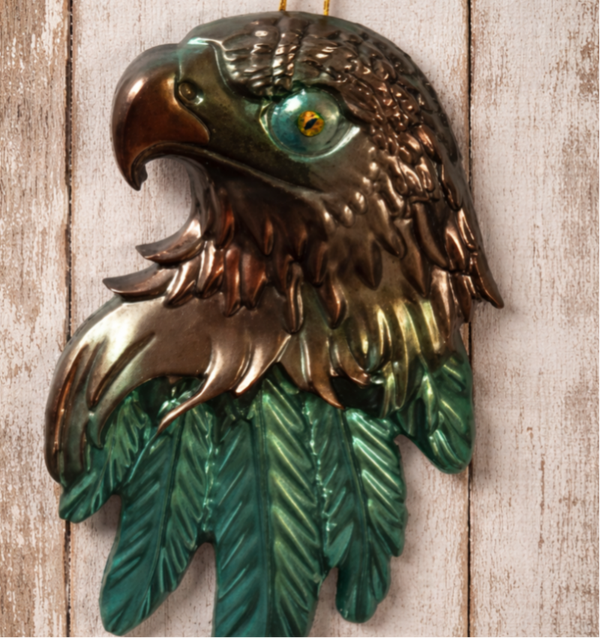 Aigle Décoratif Mural en Résine – Élégance Sauvage & Esprit Majestueux