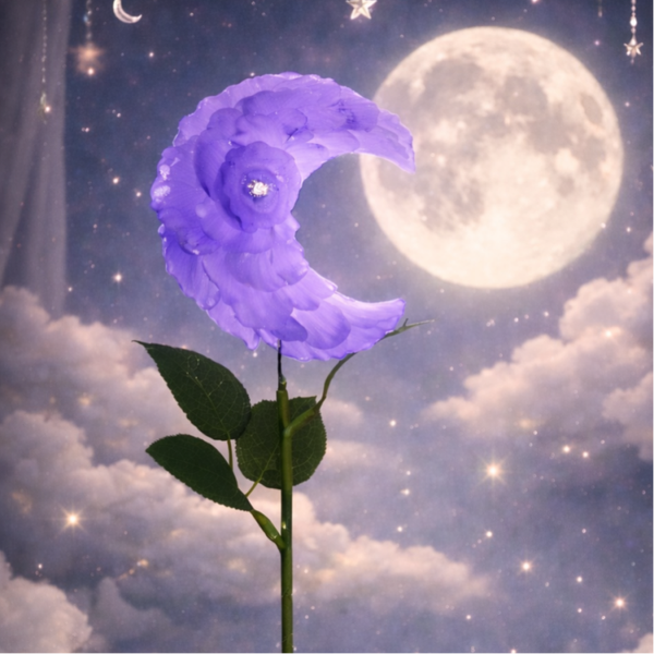 🌙 La rose lunaire – un cadeau magique et apaisant
