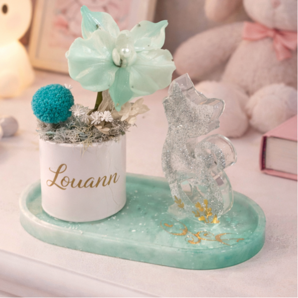 🧸 Fleur et petit chat