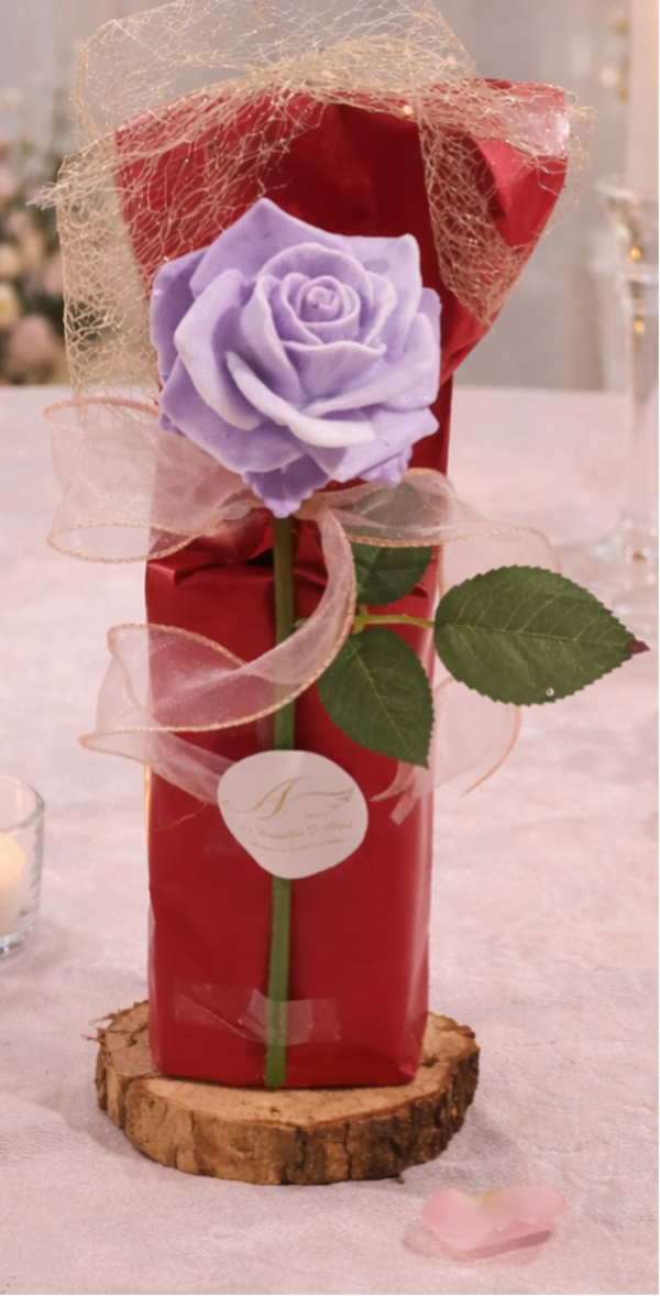 🌹 Rose éternelle violette – Cadeau romantique et élégant