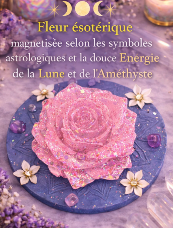 🌸 Fleur Ésotérique – Améthyste