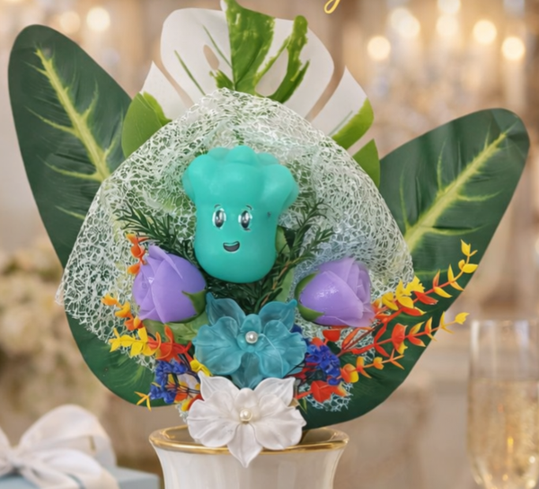 🌸 Bouquet Décoratif “Collection Rigolus” – Création Originale et Ludique