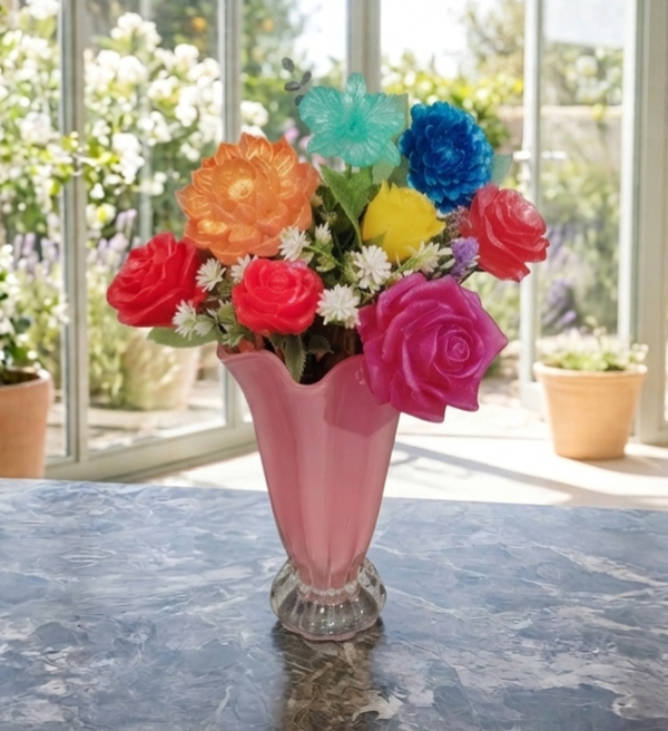 Bouquet Floral Coloré – Création Personnalisable
