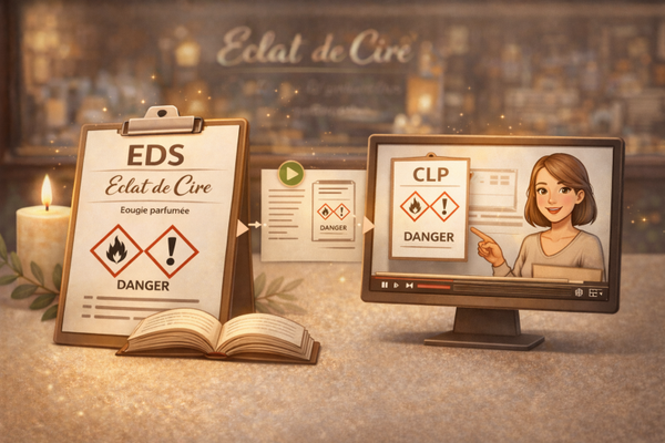 initiation complète en visio FDS, CLP, UFI, ECHA